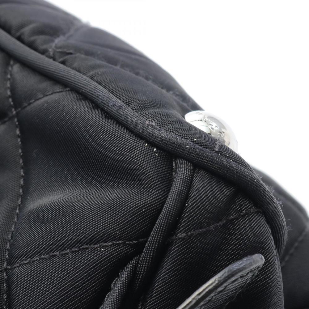 Prada Quilted Backpack Impuntu Black Tessuto Ruck… - image 5